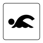 Swimming Place SVG Icon